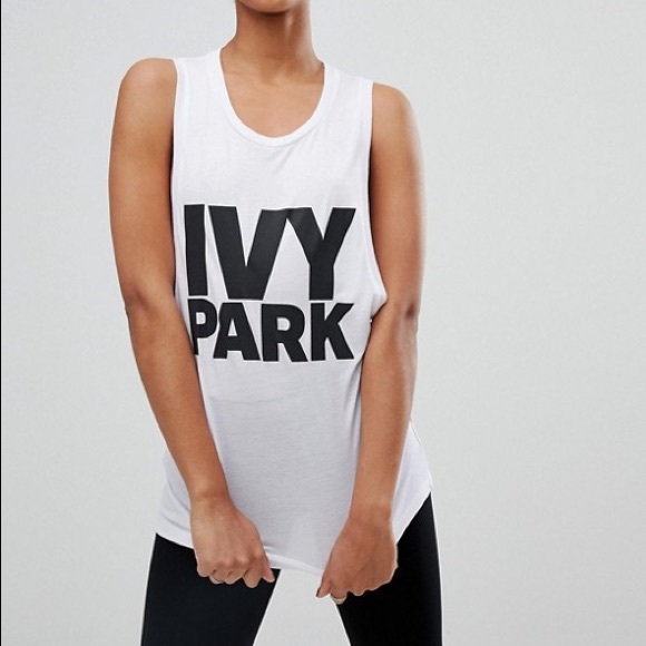 NWT Women’s Ivy Park White Tank Top - Picture 2 of 9